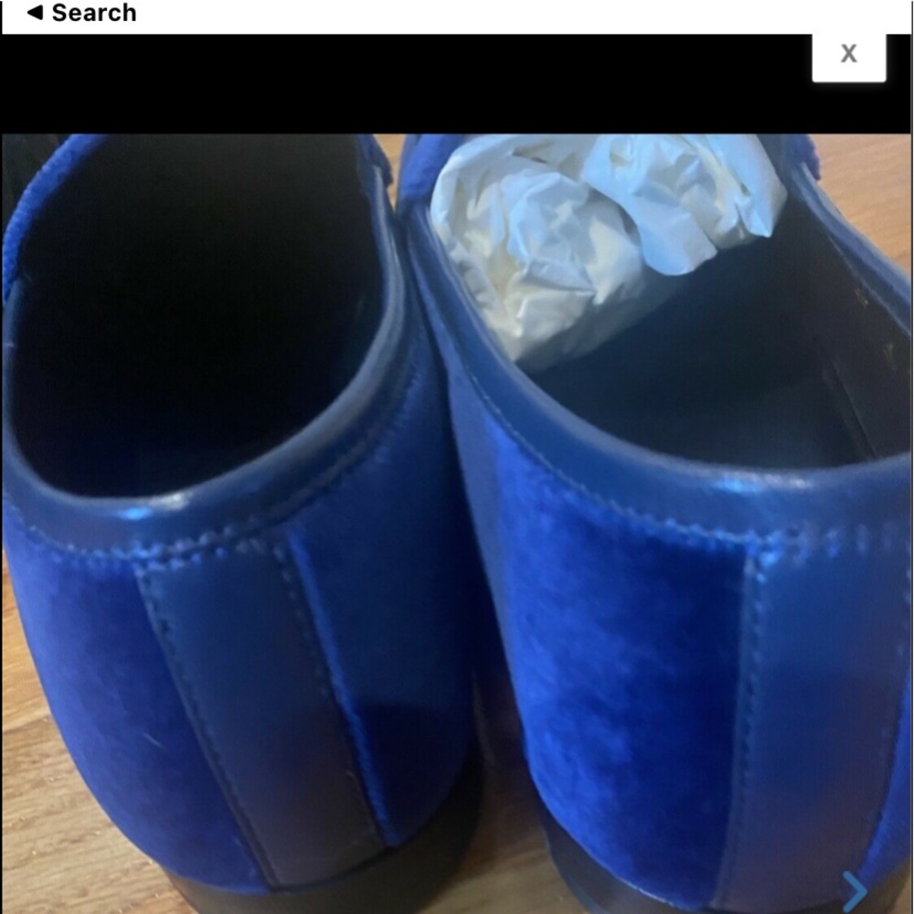 COPY - Gucci velvet shoes BARELY USED size 37 - Picture 4 of 6